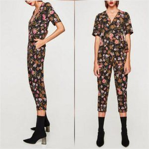 Zara Trafulac Floral Jumpsuit